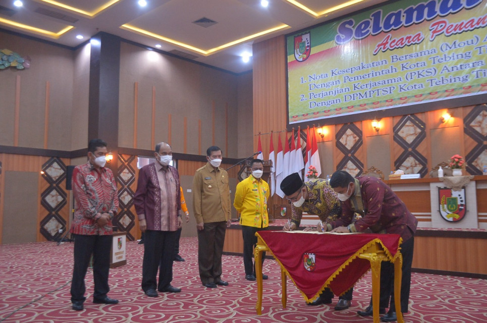 Pemko Tebingtinggi Berkunjung ke Pemko Pekanbaru, MOU Berbagai Bidang Terjalin