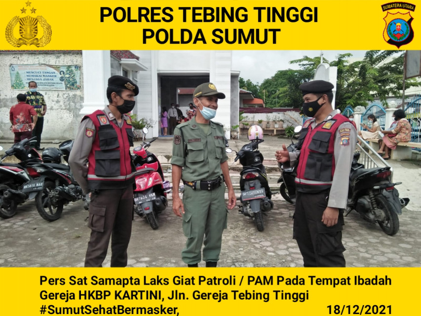 Tingkatkan Pelayanan Kepada Masyarakat, Polres Tebingtinggi Sambangi Sejumlah Rumah Ibadah