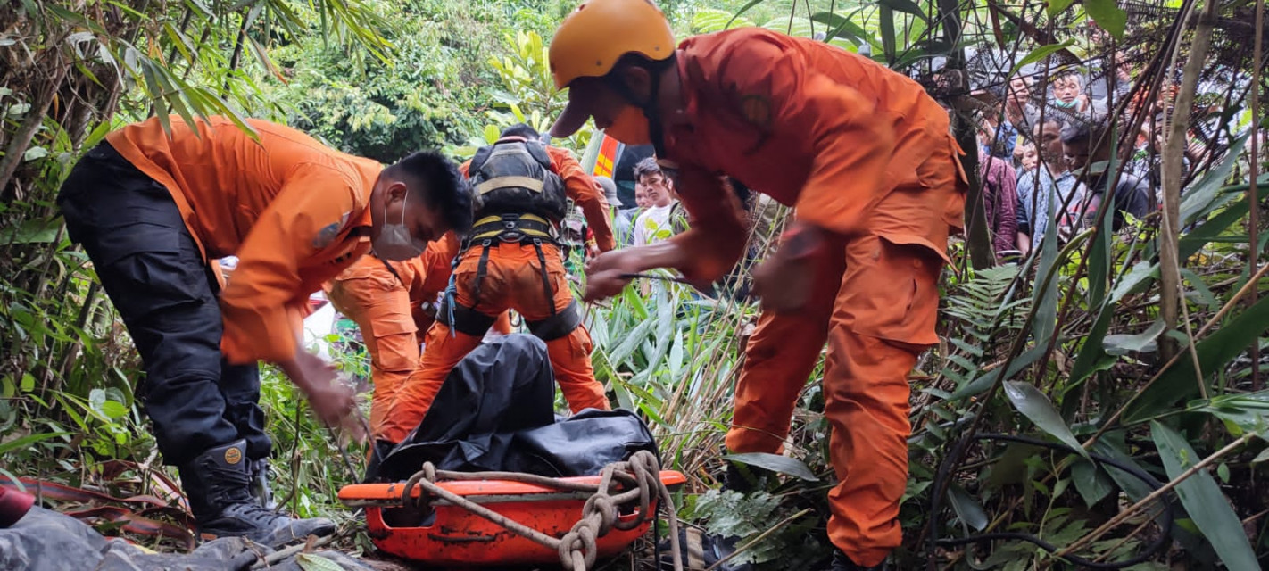 Setelah 5 Hari di Dasar Jurang Aek Ualu, Jasad Tunggul Siagian Akhirnya Ditemukan