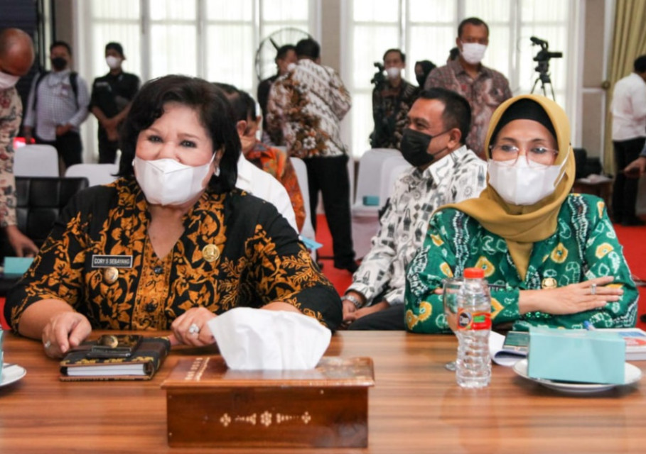 Hari Pertama Bertugas, dr Hj Susanti Dewayani, Sp.A, Ikut Rapat Koordinasi Pencegahan dan Pemberantasan Korupsi Provinsi Sumatra Utara