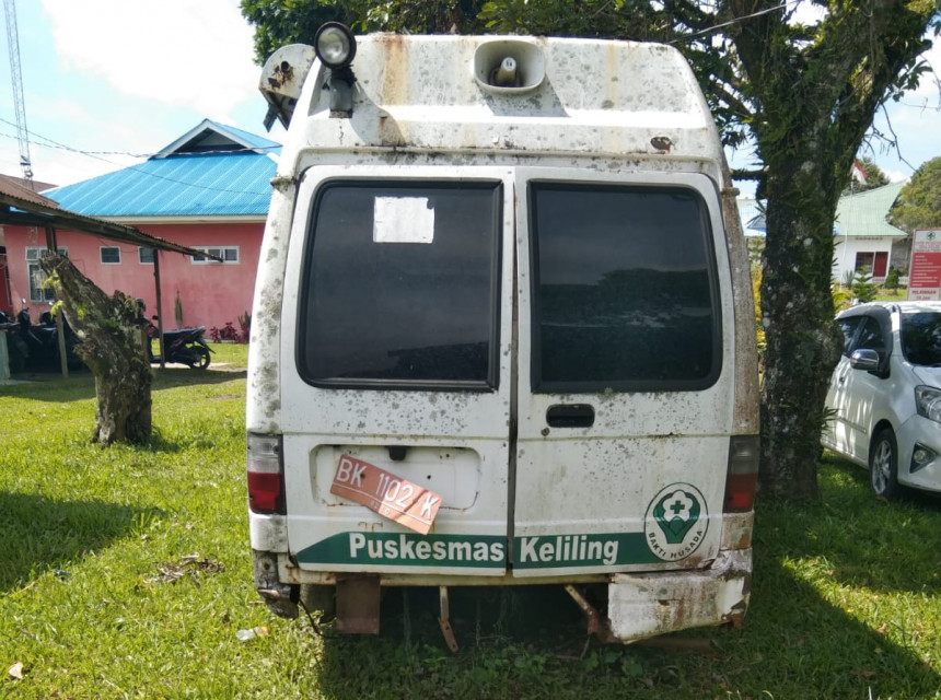 Areal Parkir Puskesmas Tiga Dolok Tempat Ular King Kobra Nongkrong