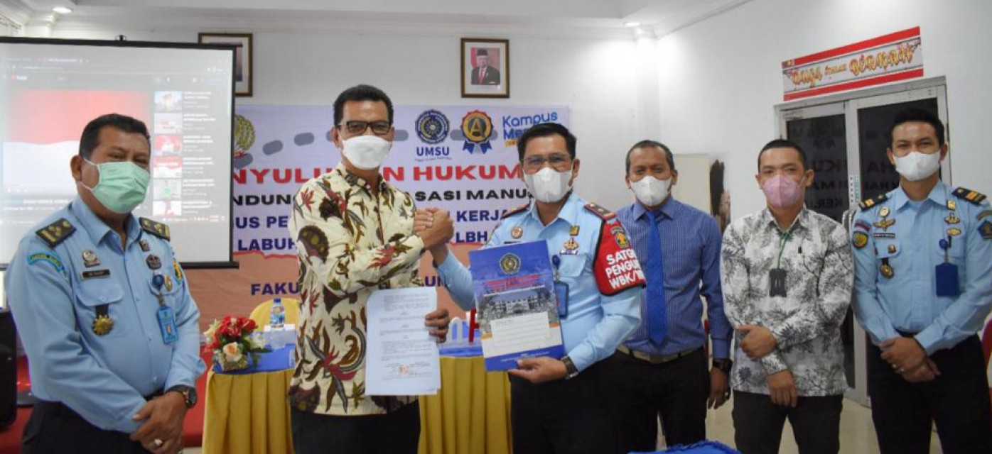 Rutan Kelas I Labuhan Deli Tandatangani MOU dengan Universitas Muhammadiyah Sumatera Utara