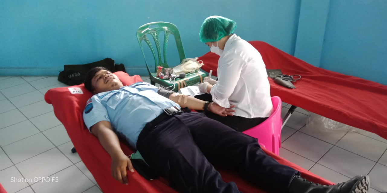 Menyambut Hari Bhakti Pemasyarakatan Lapas Kelas IIA Pematangsiantar Gelar Donor Darah