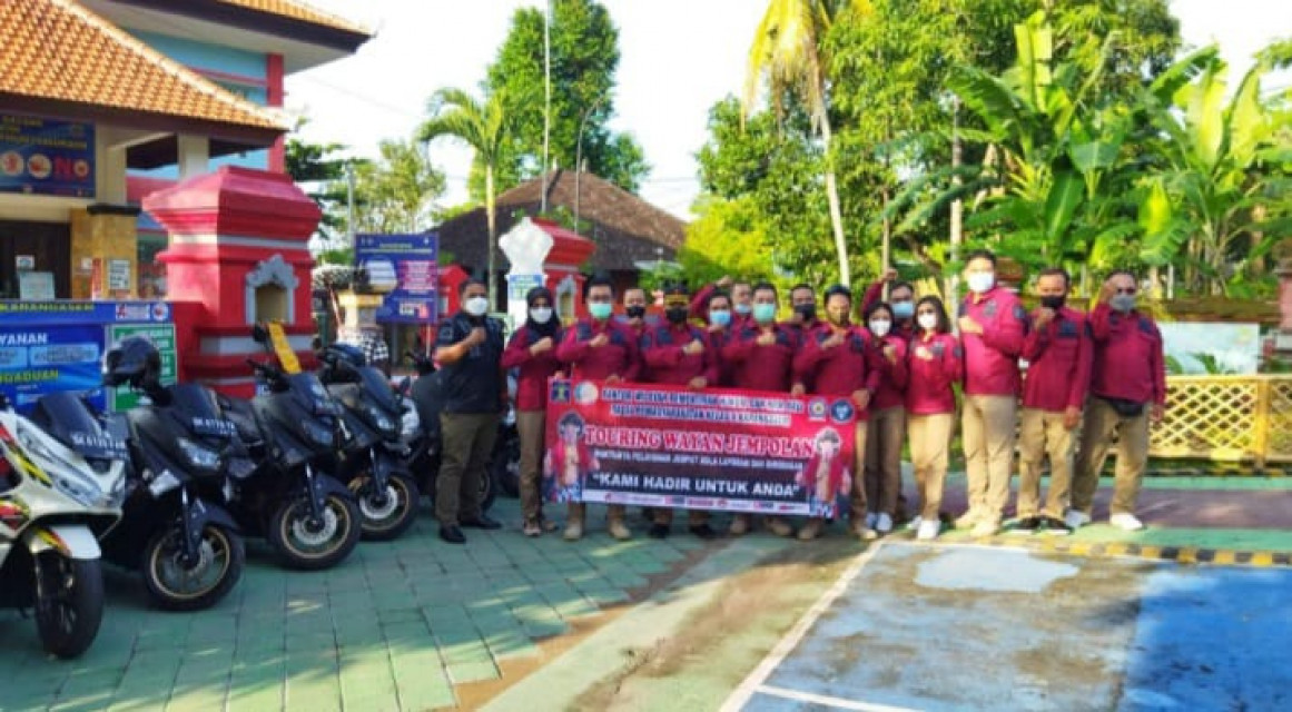 Kanwil Kemenkumham Bali Apresiasi Touring Kampanye Program Unggulan