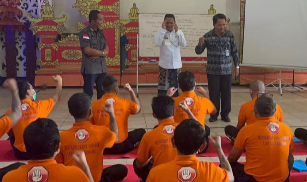 Muji Raharjo Kunjungi Lapas Kelas II B Tabanan