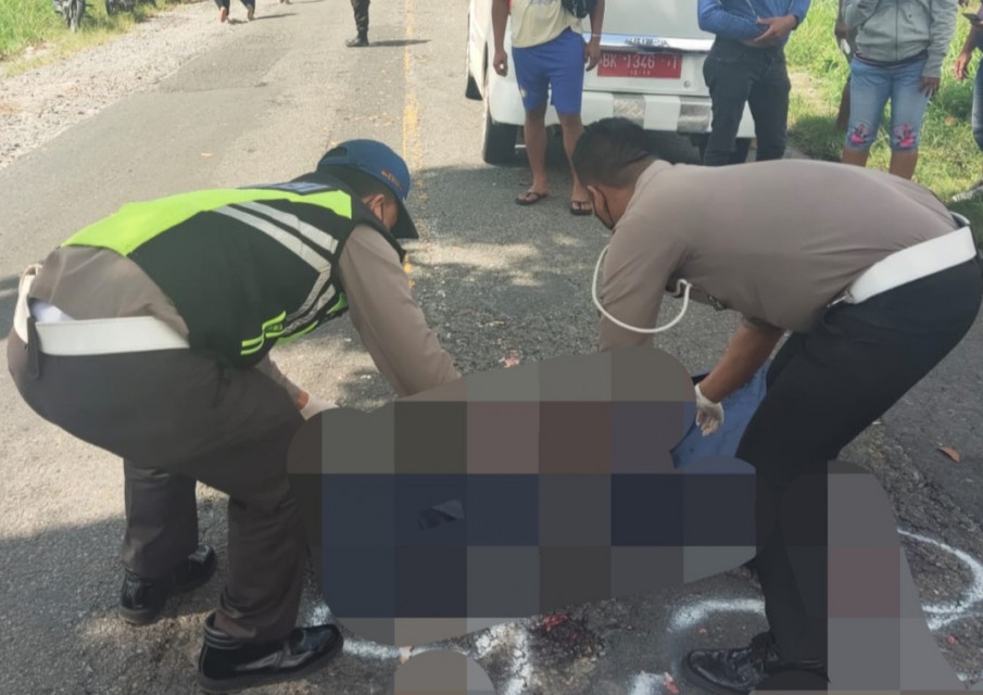 Laka Lantas di Jalan Parapat, Pelajar Meninggal Dunia