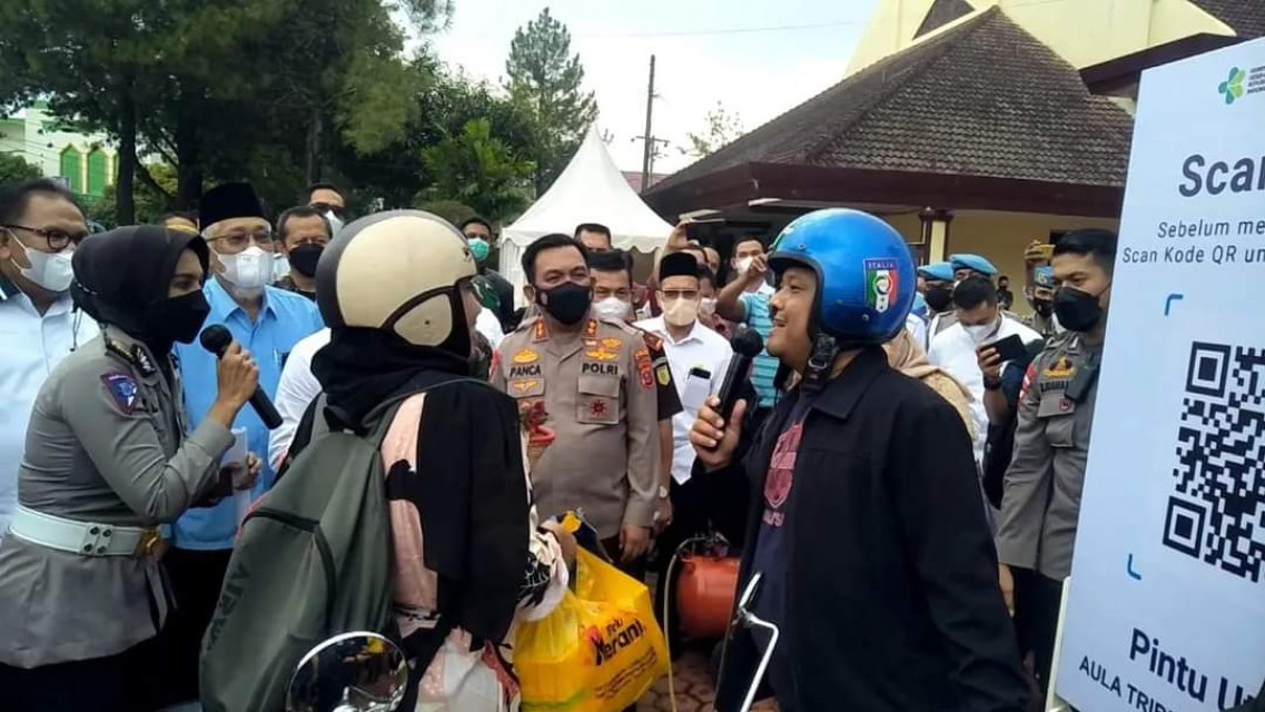 Dirlantas Polda Sumut Gelar Simulasi Mudik Lebaran