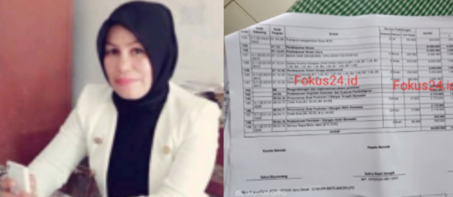 Salina Majid Lima Tahun Menjabat Kepala SD N 096779, Buku Dana BOS \'Tidak Ada\'