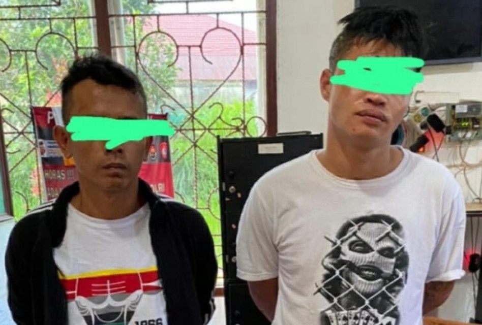 Dua Pria Diringkus Polisi Polres Simalungun, Mengaku Belanja dari Tanjung Pinggir Kota Siantar