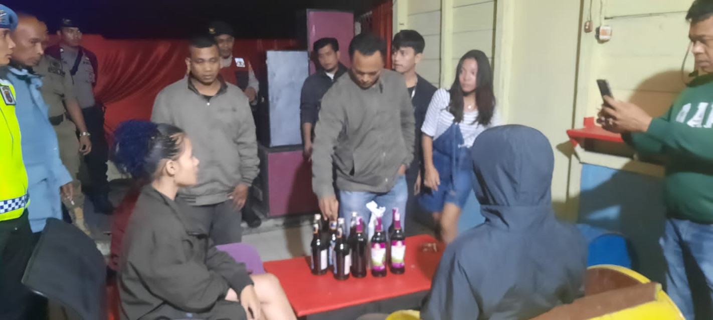 Operasi Pekat, Polres Taput Sita Ratusan Botol Miras