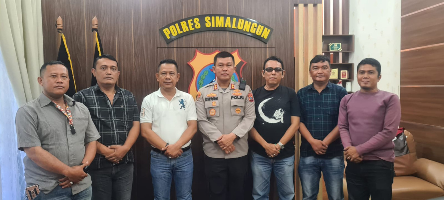 AKBP Ronald Sipayung Sambut Kunjungan Pewarta Polrestabes Medan dan Ketua JMSI Siantar Simalungun