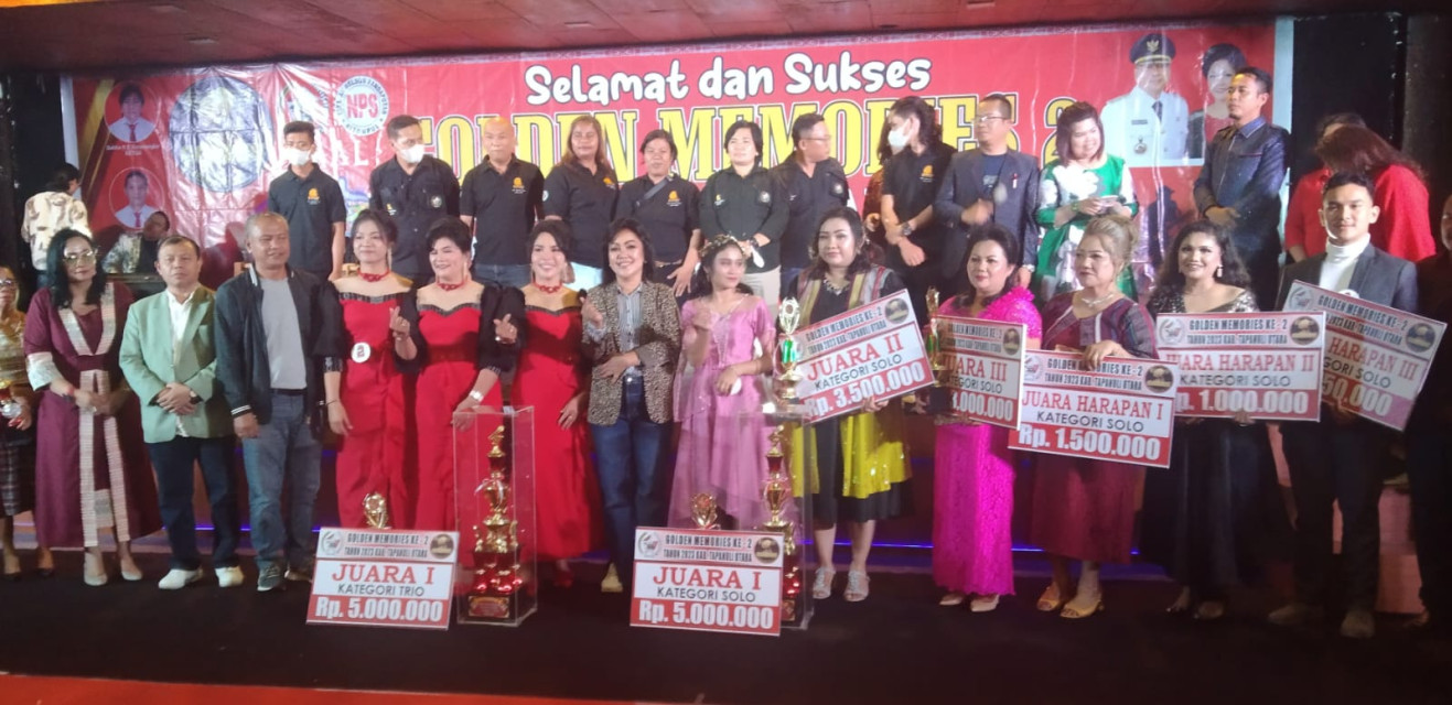 Satika Simamora Hadiri Grand Final Golden Memories II Taput