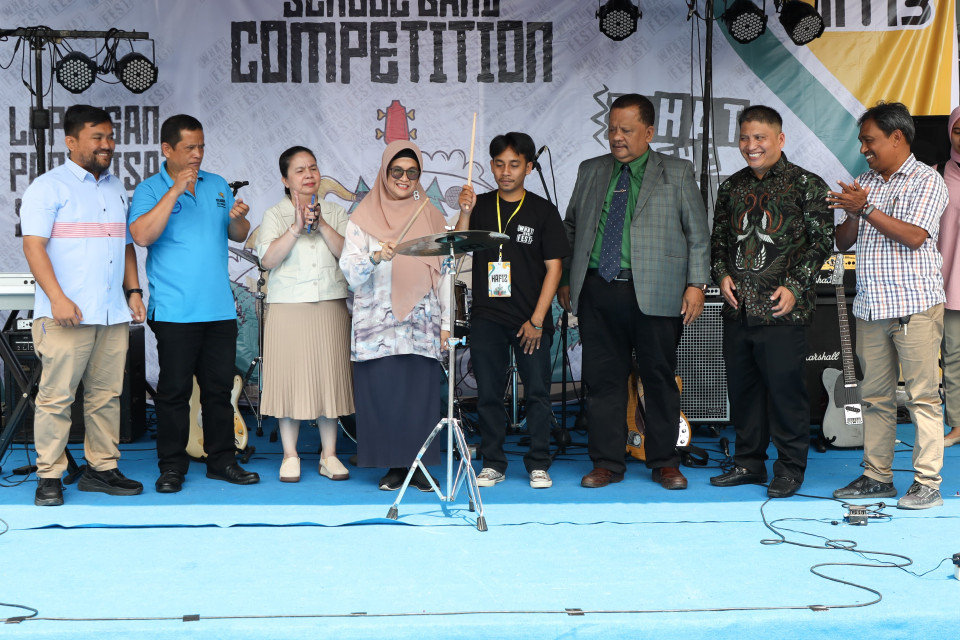 Wali Kota Pematang Siantar Buka School Band Competition What The Fest