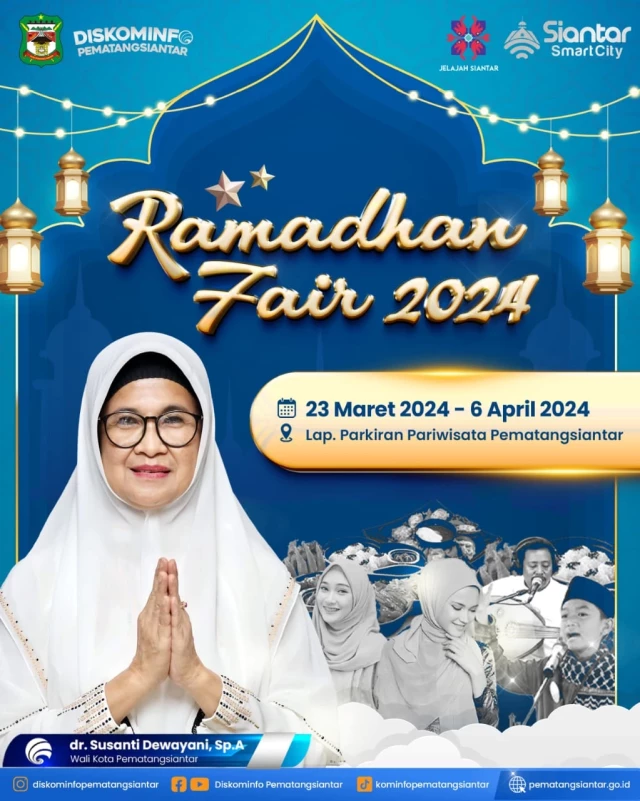 Pemko Pematangsiantar Laksanakan Ramadhan Fair di Lapangan Pariwisata