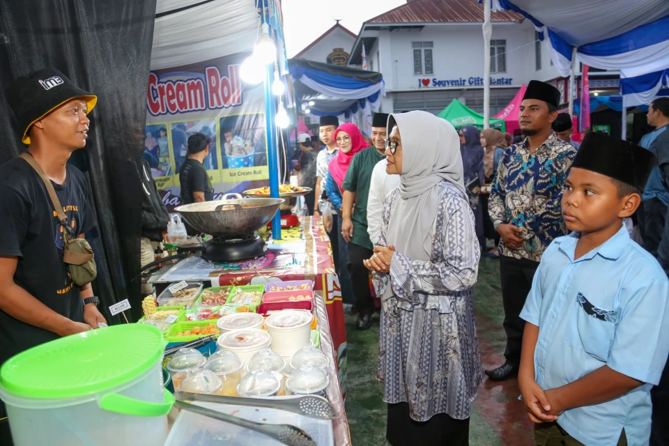 Wali Kota Pematangsiantar Membuka Ramadhan Fair 2024