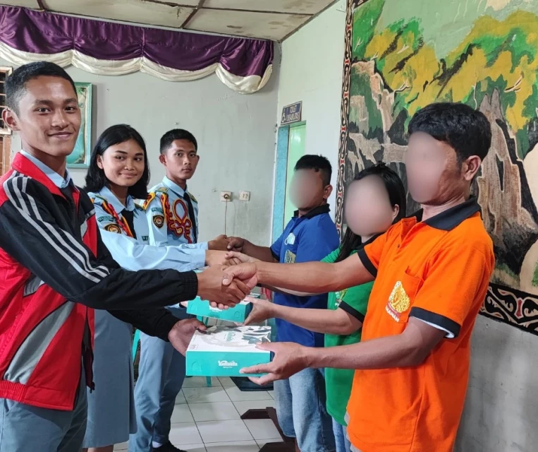 SMA Negeri 1 Tarutung Berbagi Kasih di Rutan Tarutung