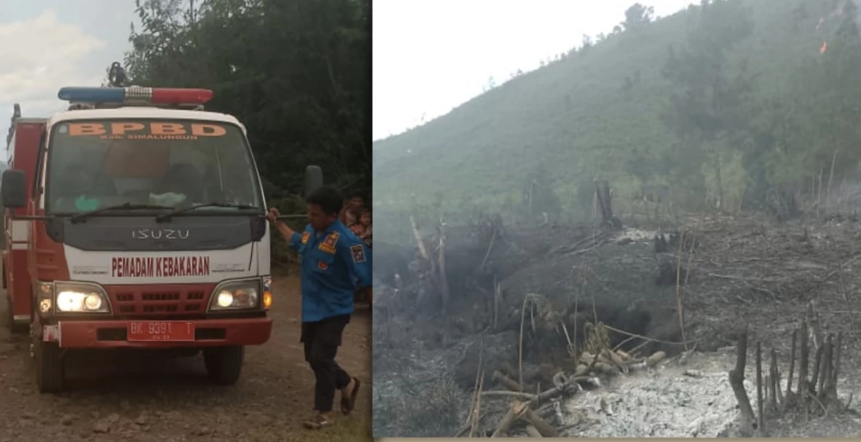 Gunung Sipiso piso Terbakar, Kapolres Simalungun Diminta Usut Pelaku