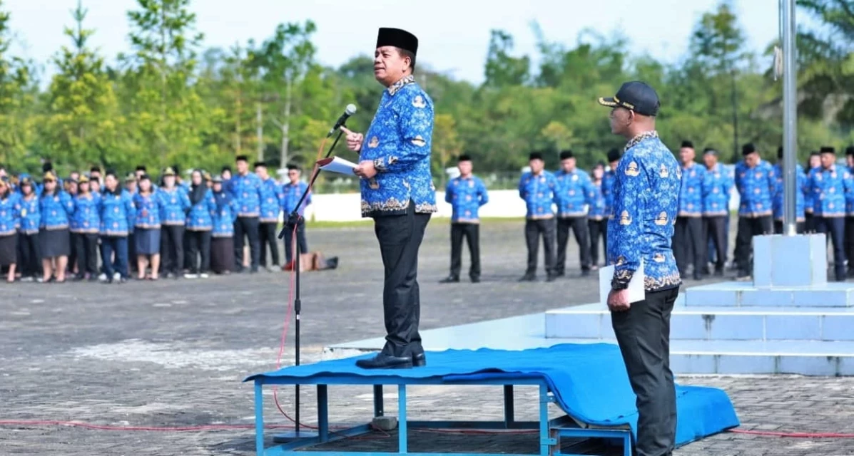 ASN Pemkab Simalungun Laksanakan Upacara HKN