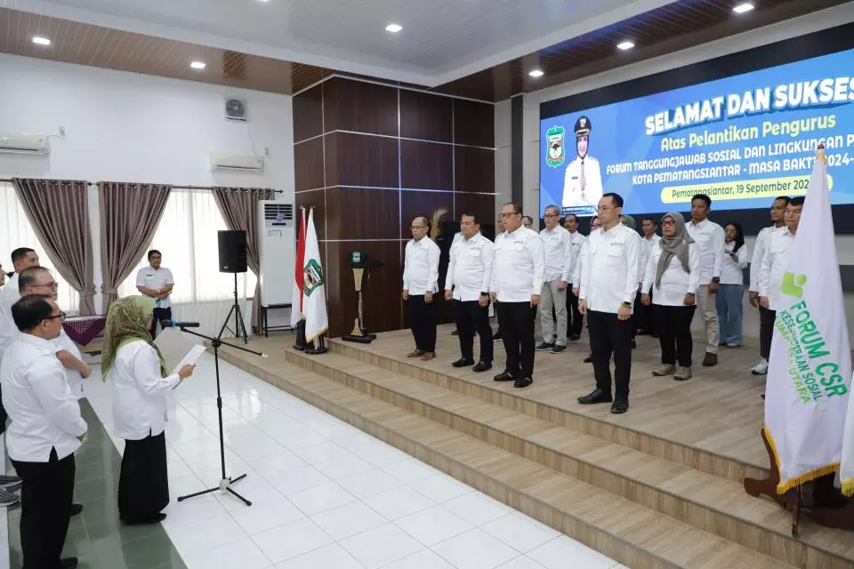 Wali Kota Pematangsiantar Ucapkan Terimakasih Kepada Pengurus F-TJSLP