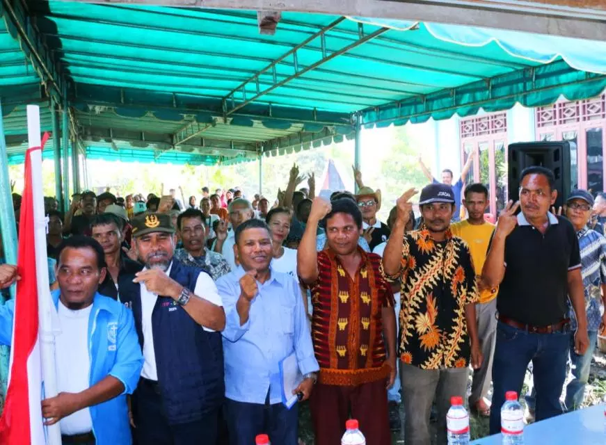 Tim Pemenangan JTP-DENS di Tiga Kecamatan Sepakat Tumbangkan \"Politik Dinasti\" di Taput