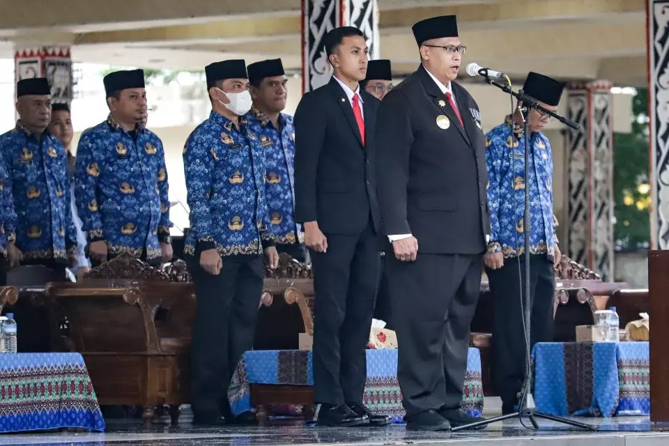 Pjs Walikota Pematangsiantar Menjadi Inspektur Upacara