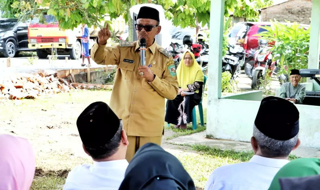 Wakil Bupati Simalungun Letakan Batu Pertama Pembangunan Masjid Al Barakah Iklas Beramal