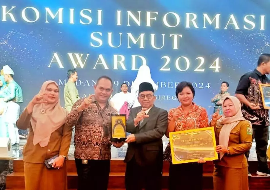 Pemkab Simalungun Raih Penghargaan Informatif Award 2024