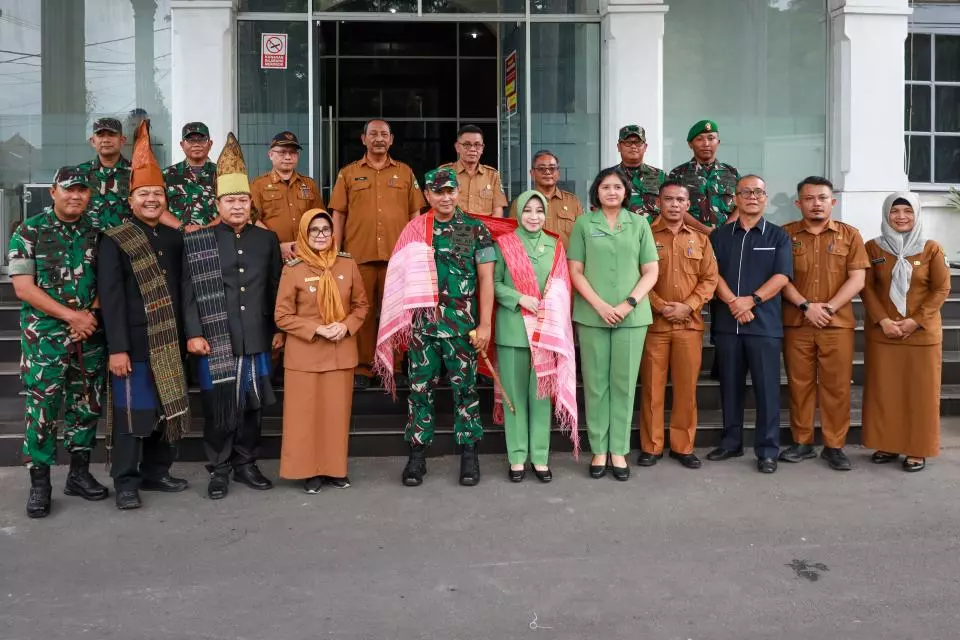 Walikota Pematangsiantar Sambut Pangdam I Bukit Barisan